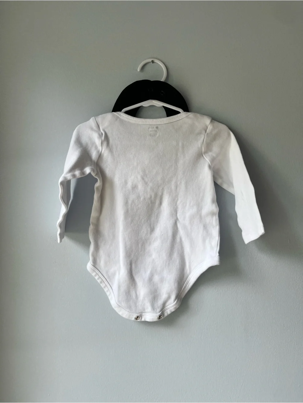 Baby Long-Sleeve One-Piece 'My 1st New Years' w/ Matching Bib- Size 12M
